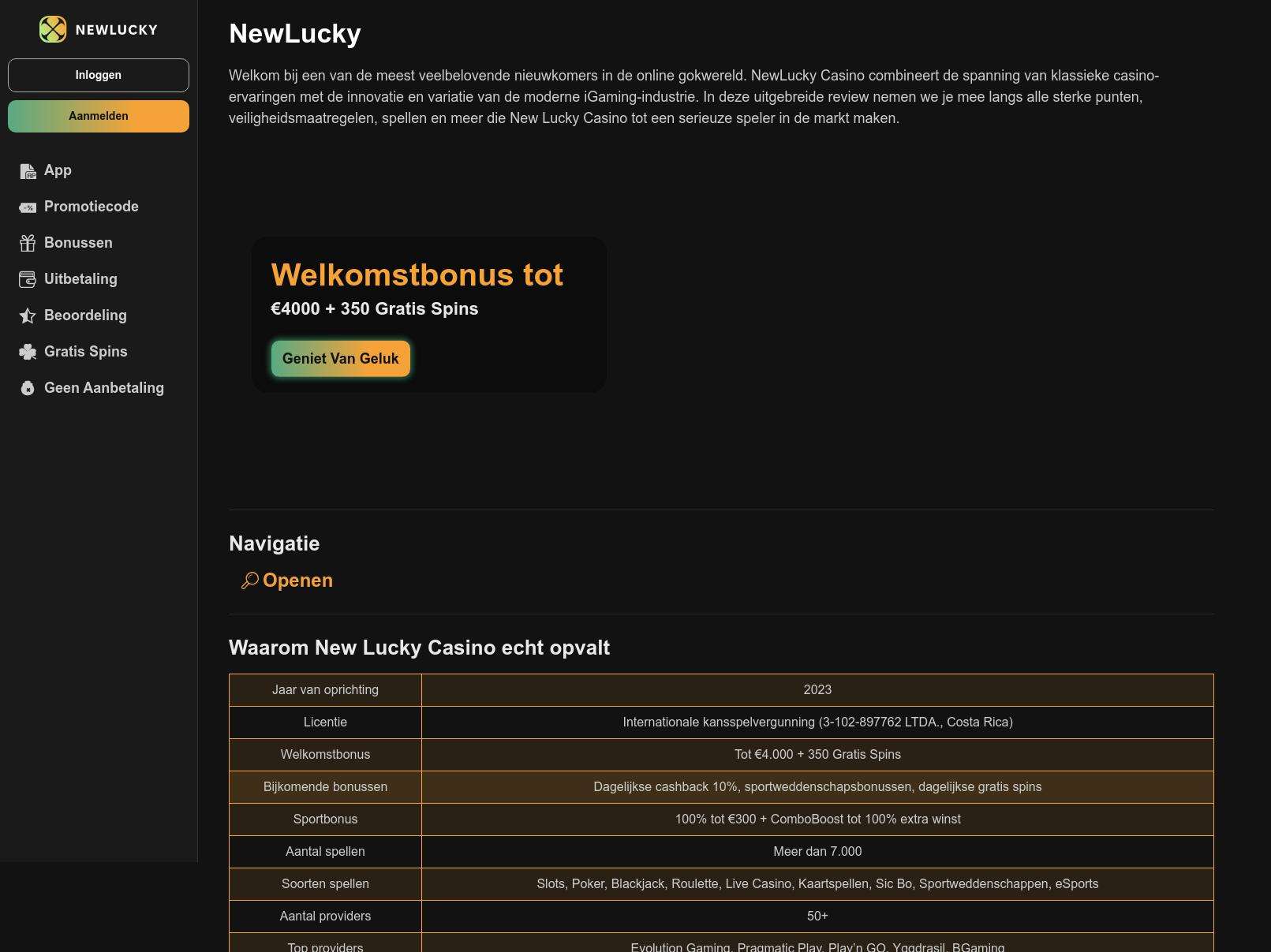 Vergelijking van live casinospellen bij Newlucky